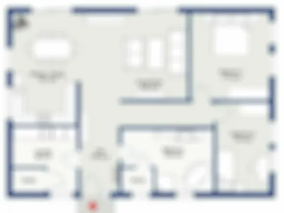 Arihant City Kalyan Bhiwandi 3 BHK jodi and 4 BHK premium flats floor plan layout diagram